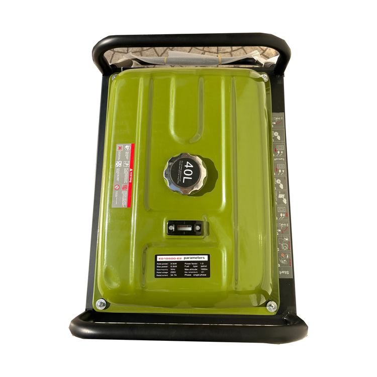 موتور برق انجیکا مدل EG10500-E2 بنزینی 8.5 کیلووات استارتی