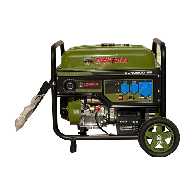 موتور برق انجیکا مدل EG10500-E2 بنزینی 8.5 کیلووات استارتی