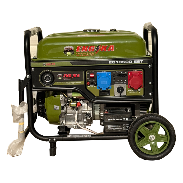 موتور برق انجیکا مدل EG10500-EST بنزینی 8.5 کیلووات سه فاز / تک فاز استارتی ریموتدار